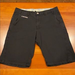 CROSS branded  Black shorts  size large.